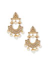 Antiqe Gold Traditional Danglers indian New Sparkly Designer For Party And Functions Latest Earrings Collection 1836